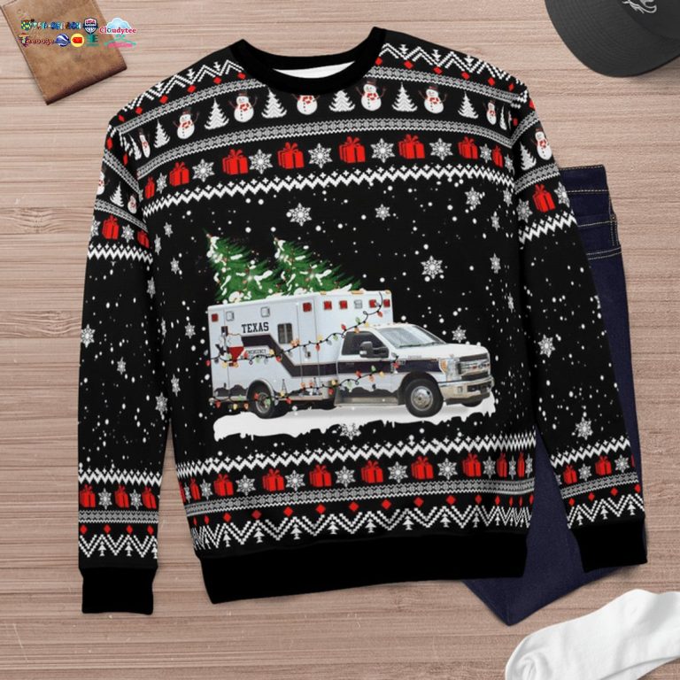 Texas EMS 3D Christmas Sweater - My favourite picture of yours