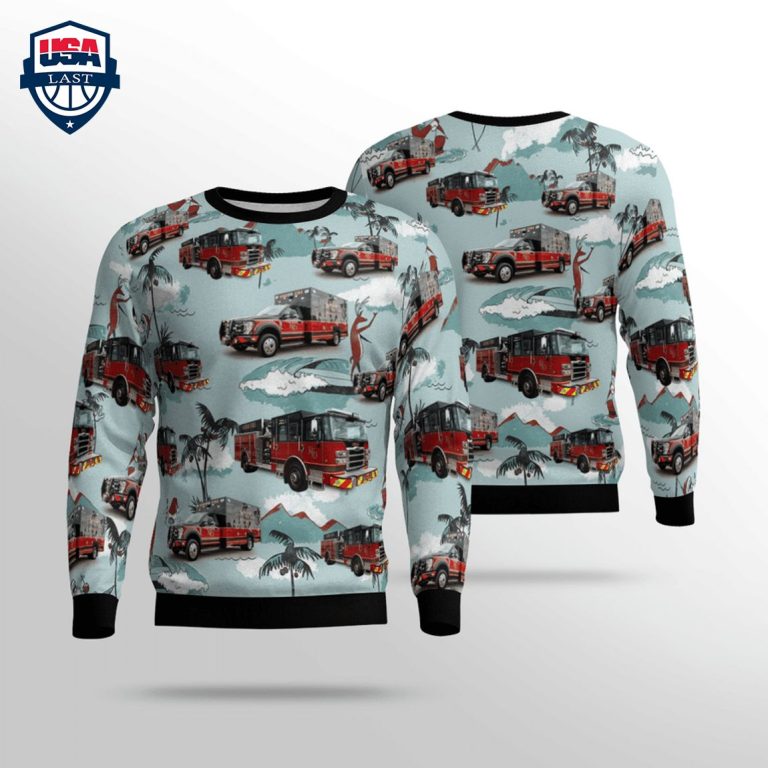 Texas Krum Fire Department 3D Christmas Sweater - You look fresh in nature