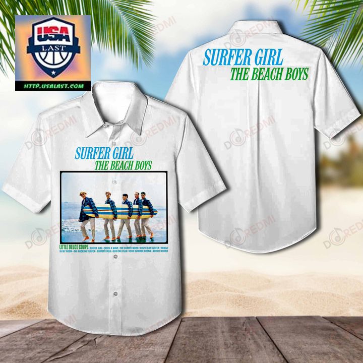 The Beach Boys Surfer Girl Album Hawaiian Shirt - You tried editing this time?
