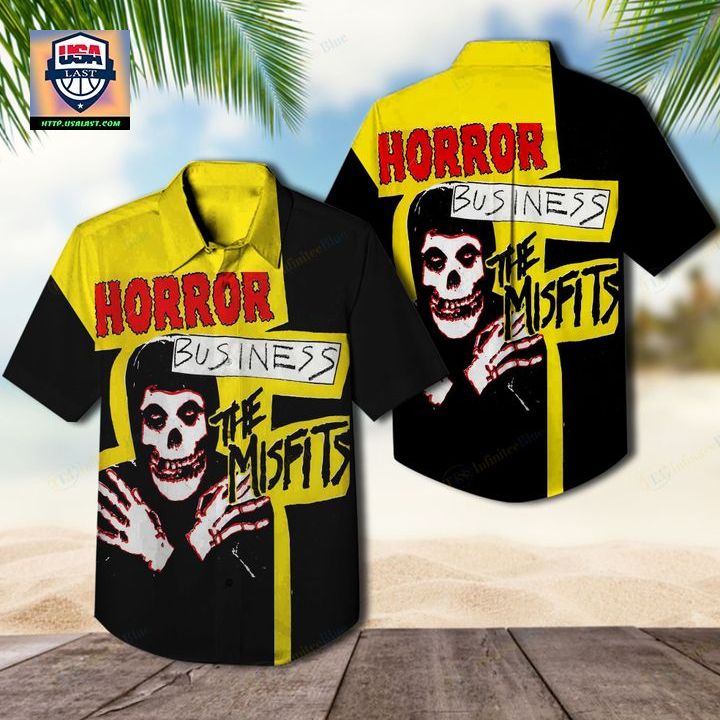 The Misfits Band Horror Business Hawaiian Shirt - You look different and cute