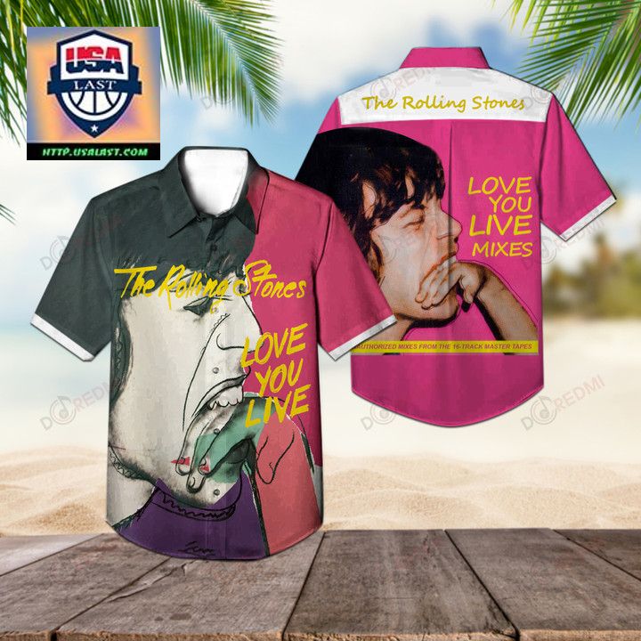 The Rolling Stones Love You Live Mixes Hawaiian Shirt – Usalast