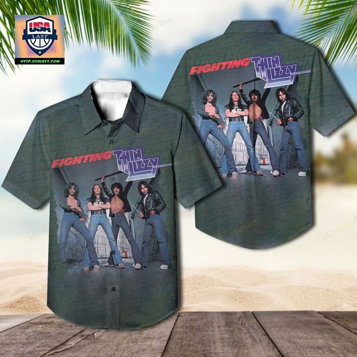 Thin Lizzy Fighting Album Hawaiian Shirt – Usalast