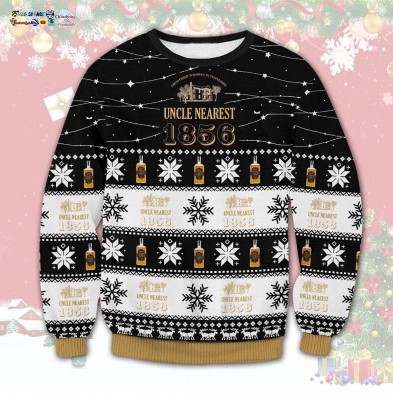 Uncle Nearest 1856 Ugly Christmas Sweater - Coolosm