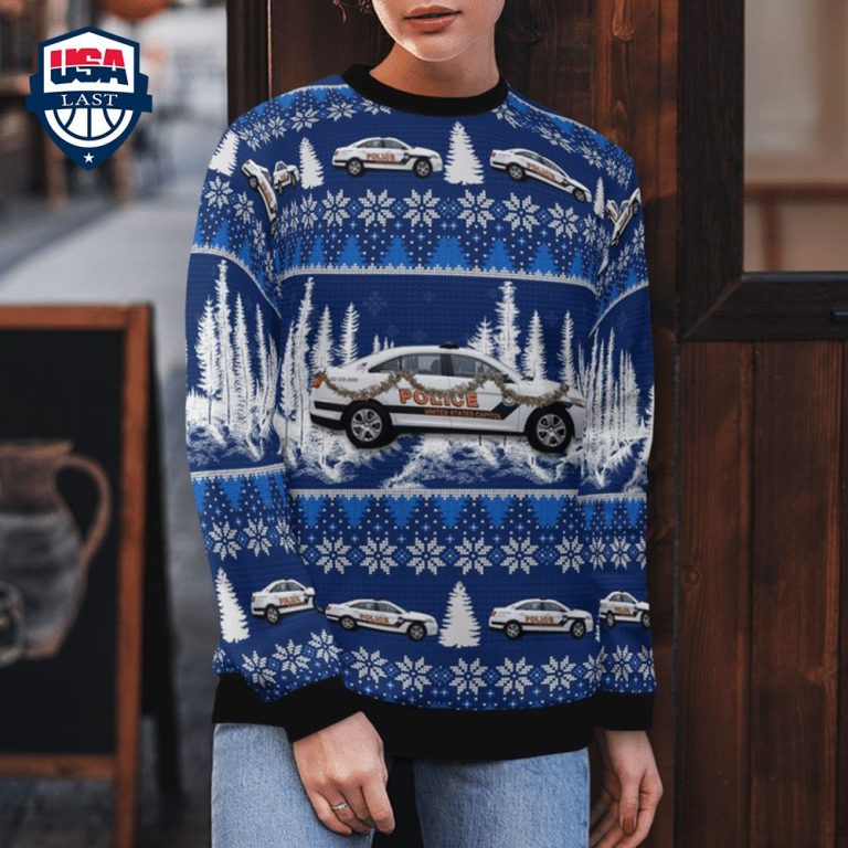 US Capitol Police 3D Christmas Sweater - Sizzling
