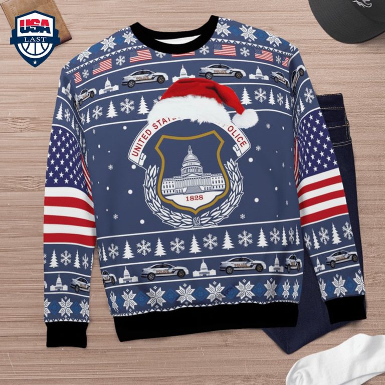 US Capitol Police Ver 2 3D Christmas Sweater - Loving click