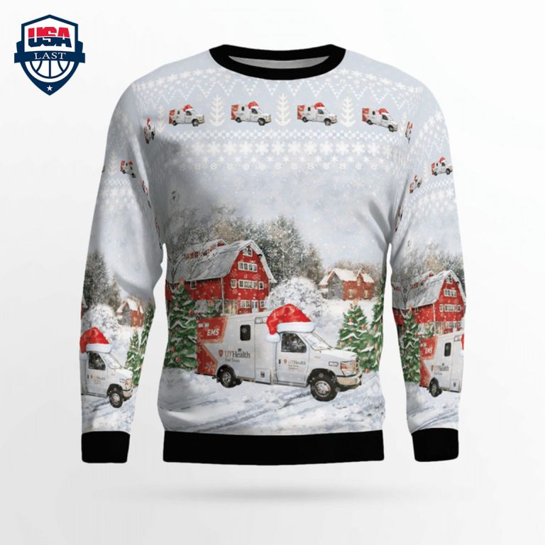UT Health East Texas EMS 3D Christmas Sweater - Best picture ever