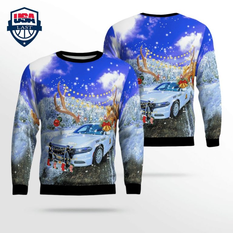Utah Highway Patrol 3D Christmas Sweater - Elegant picture.
