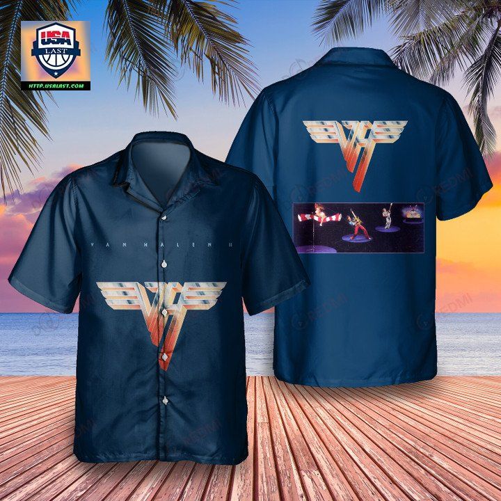 Van Halen II 1979 Album Short Sleeve Hawaiian Shirt – Usalast