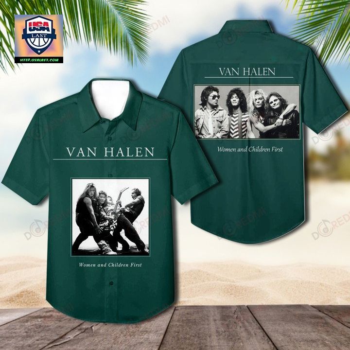 Van Halen Women and Children First 1980 Album Hawaiian Shirt – Usalast