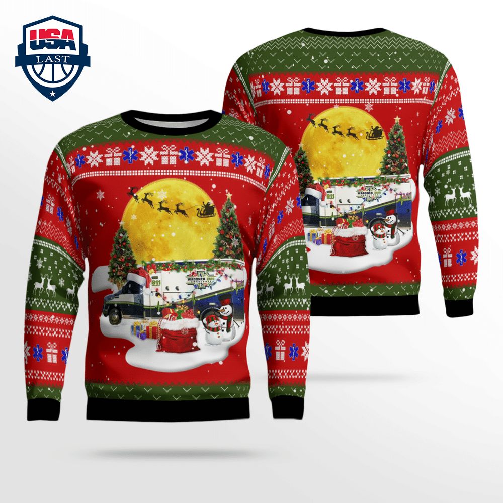 Wagoner EMS 3D Christmas Sweater - Stunning