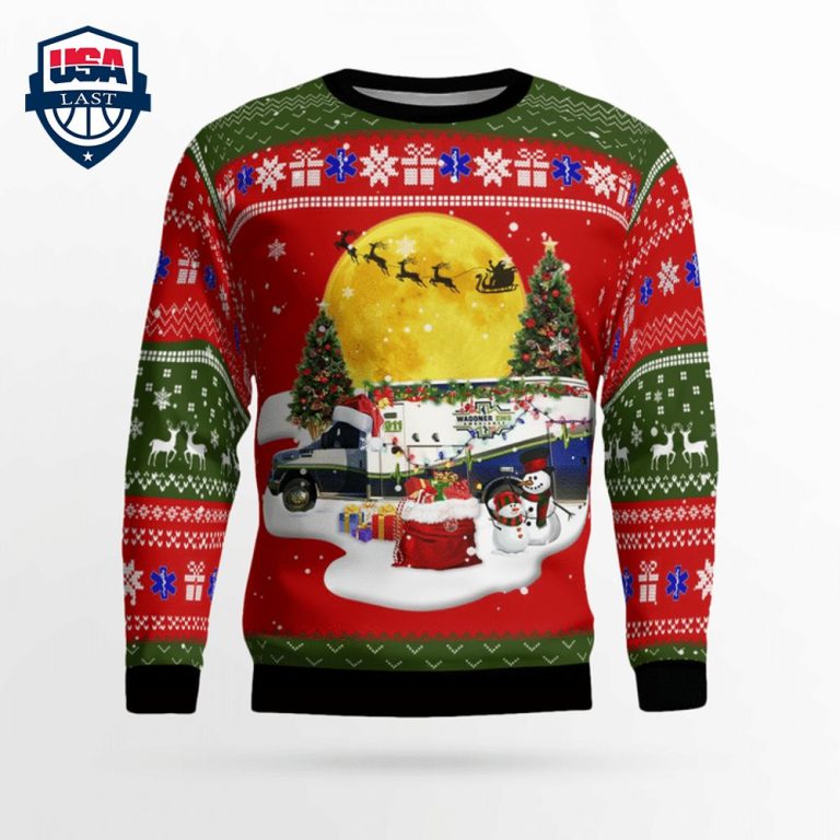 Wagoner EMS 3D Christmas Sweater - Loving, dare I say?