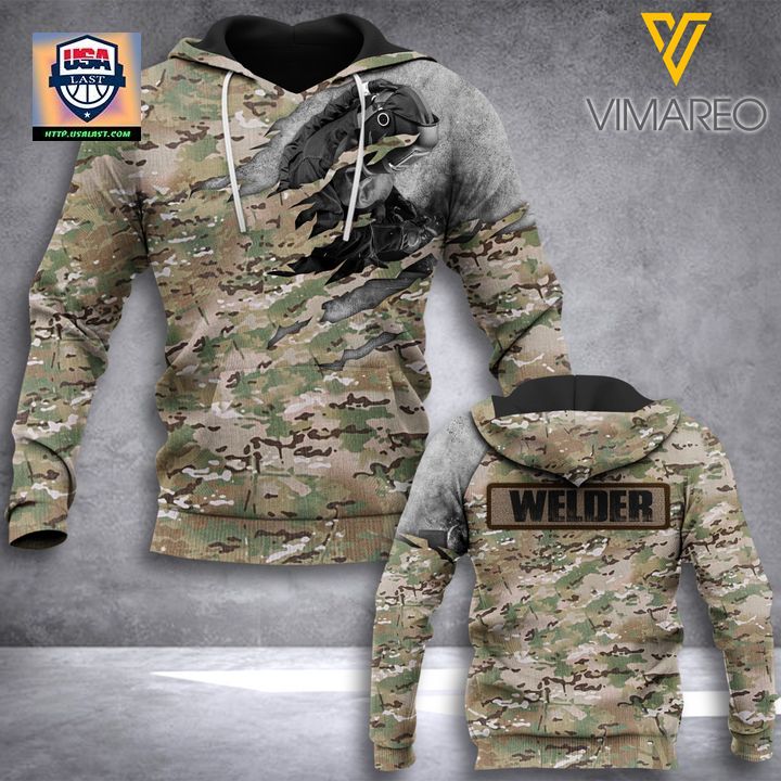 Welder Camo Army 3D All Over Print Hoodie - This is awesome and unique