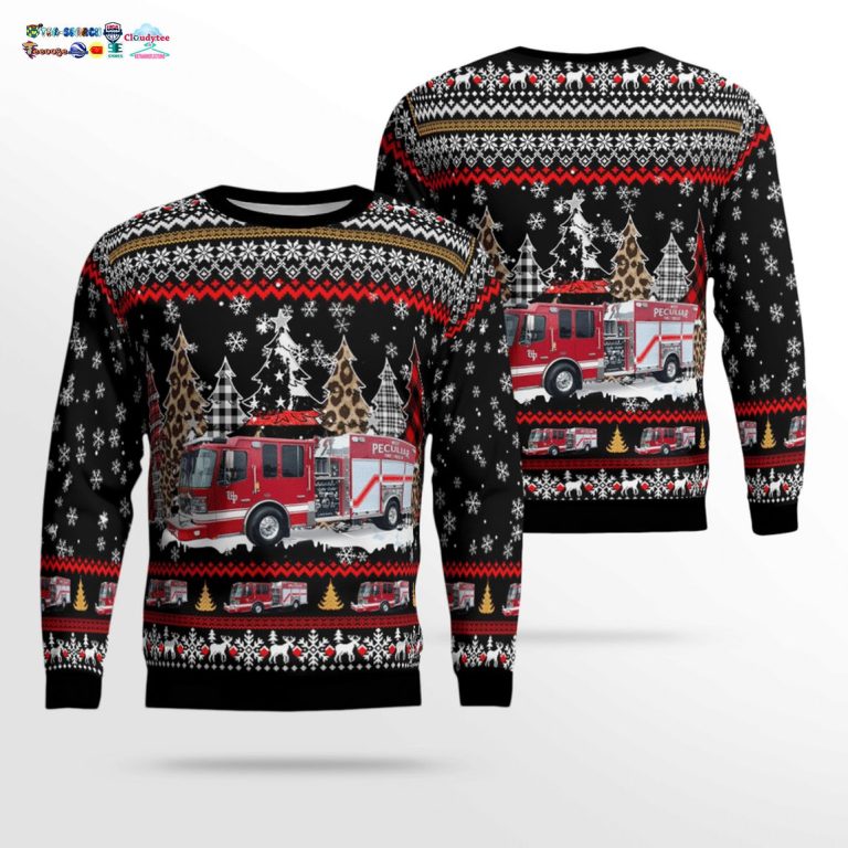West Peculiar Fire Protection District 3D Christmas Sweater - Looking so nice