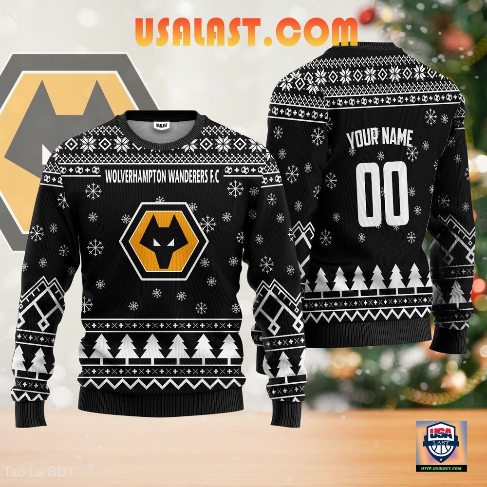 Wolverhampton Wanderers F.C Black Ugly Sweater – Usalast