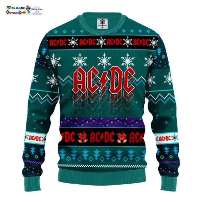 AC DC Ver 3 Ugly Christmas Sweater