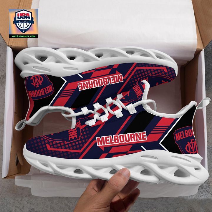 AFL Melbourne Football Club White Clunky Sneakers V1 – Usalast