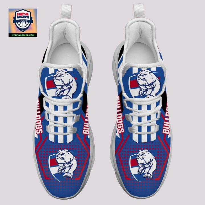 AFL Western Bulldogs White Clunky Sneakers - Studious look