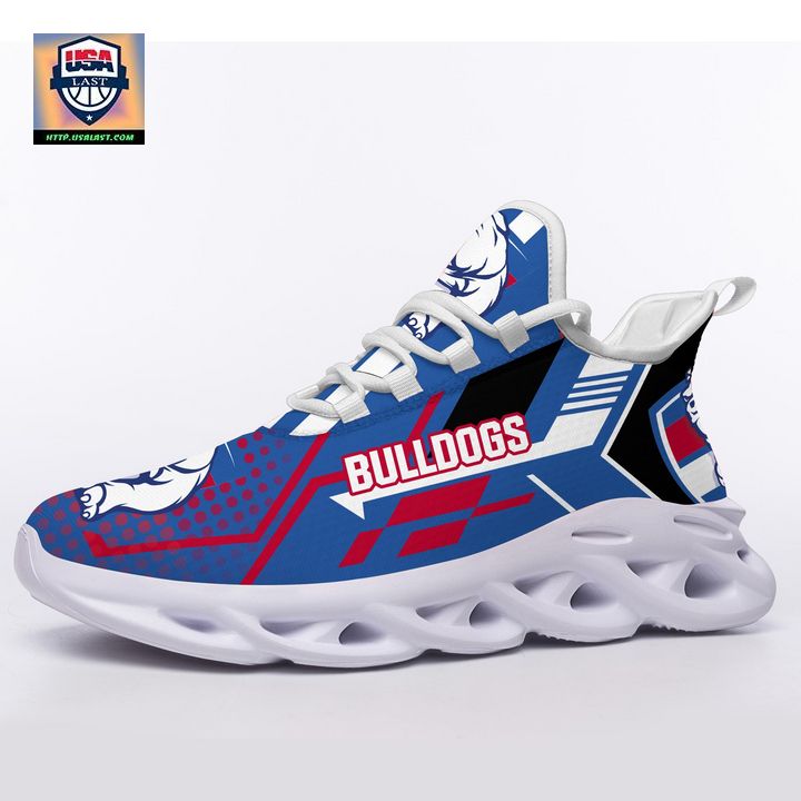 AFL Western Bulldogs White Clunky Sneakers - Gang of rockstars