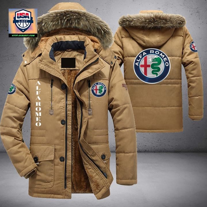 Alfa Romeo Logo Brand Parka Jacket Winter Coat - My favourite picture of yours
