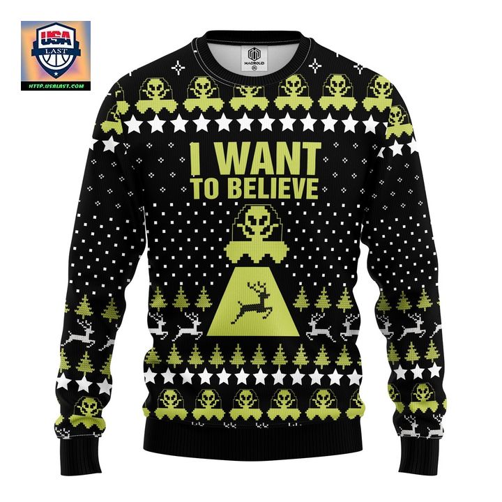 Alien Believe Ugly Christmas Sweater Amazing Gift Idea Thanksgiving Gift – Usalast