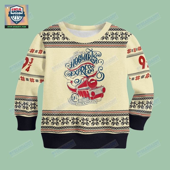 All Abroad The Hogwarts Express Ugly Sweater - Heroine