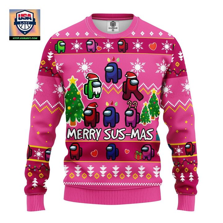 Among Us Merry Sus Ugly Christmas Sweater Amazing Gift Idea Thanksgiving Gift – Usalast