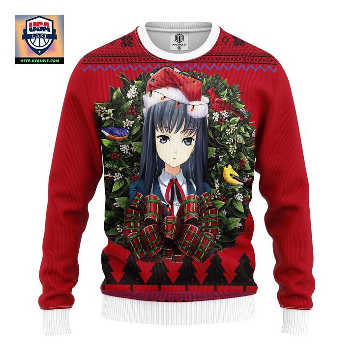 Anime Girl Cute Mc Ugly Christmas Sweater Thanksgiving Gift - Super sober