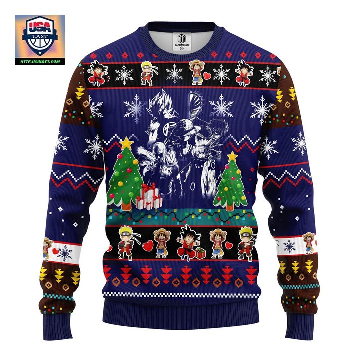 Anime Ugly Christmas Sweater 1- Amazing Gift Idea Thanksgiving Gift – Usalast