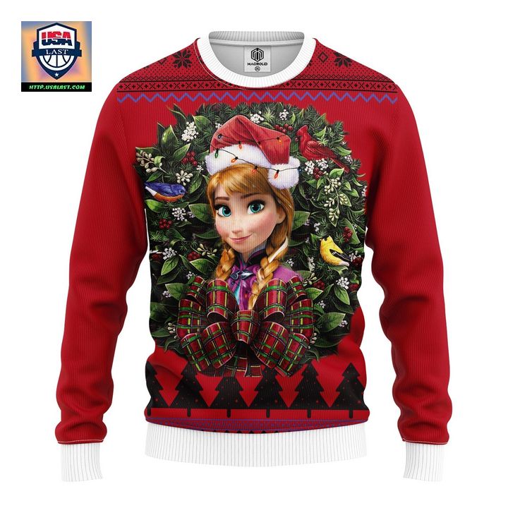 Anna Frozen Princess Noel Mc Ugly Christmas Sweater Thanksgiving Gift – Usalast
