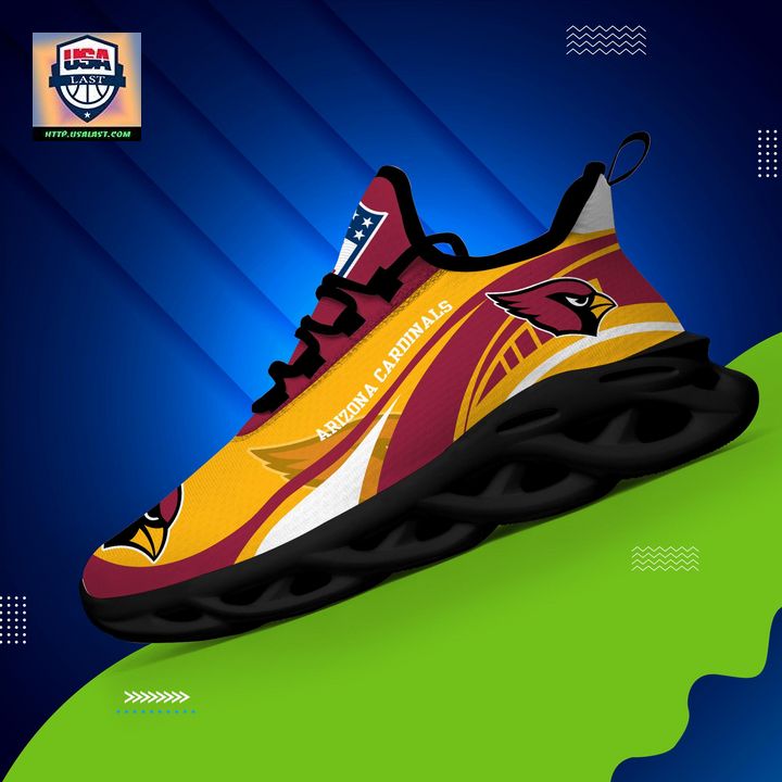 Arizona Cardinals NFL Customized Max Soul Sneaker - Rocking picture