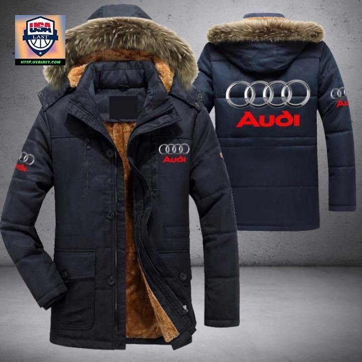 Audi Luxury Brand Parka Jacket Winter Coat - Trending picture dear