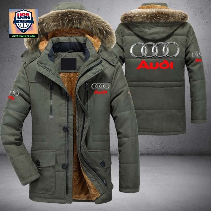Audi Luxury Brand Parka Jacket Winter Coat - Have you joined a gymnasium?