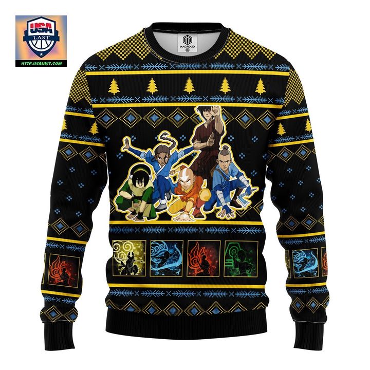 Avatar Last Airbender Ugly Christmas Sweater Amazing Gift Idea Thanksgiving Gift – Usalast