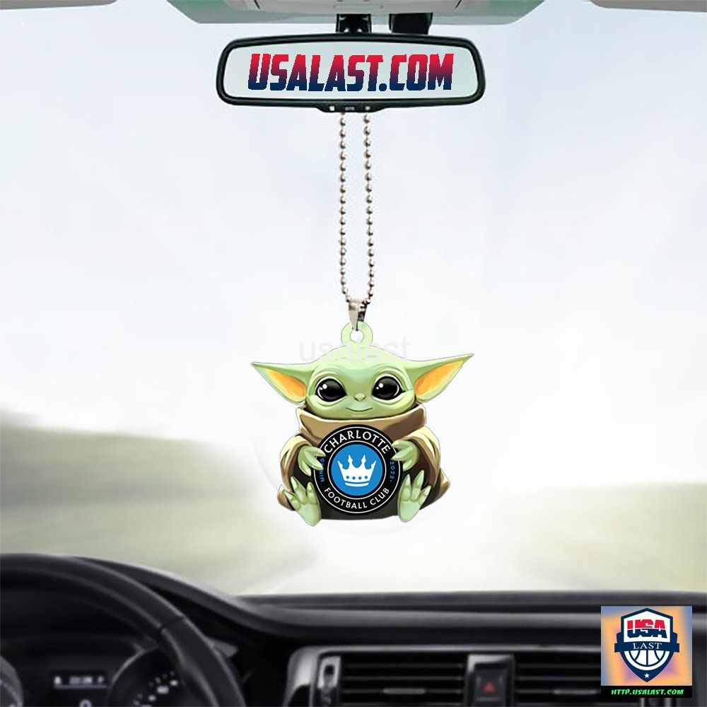 Baby Yoda Hug Charlotte FC Hanging Ornament – Usalast