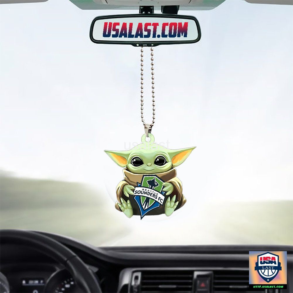 Baby Yoda Hug Seattle Sounders FC Hanging Ornament – Usalast