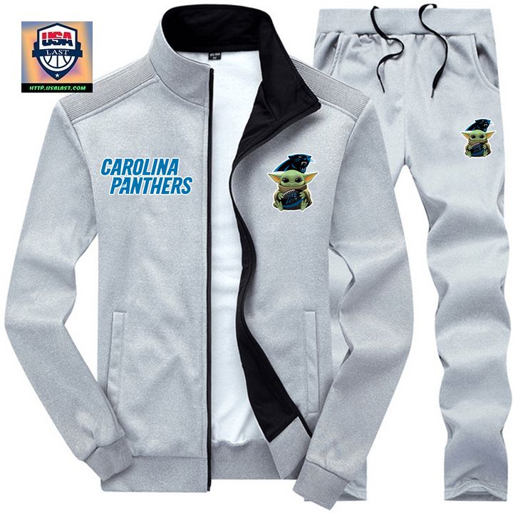 Baby Yoda NFL Carolina Panthers 2D Tracksuits Jacket – Usalast