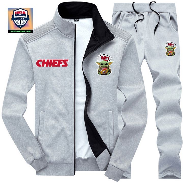 Baby Yoda NFL Kansas City Chiefs 2D Tracksuits Jacket – Usalast