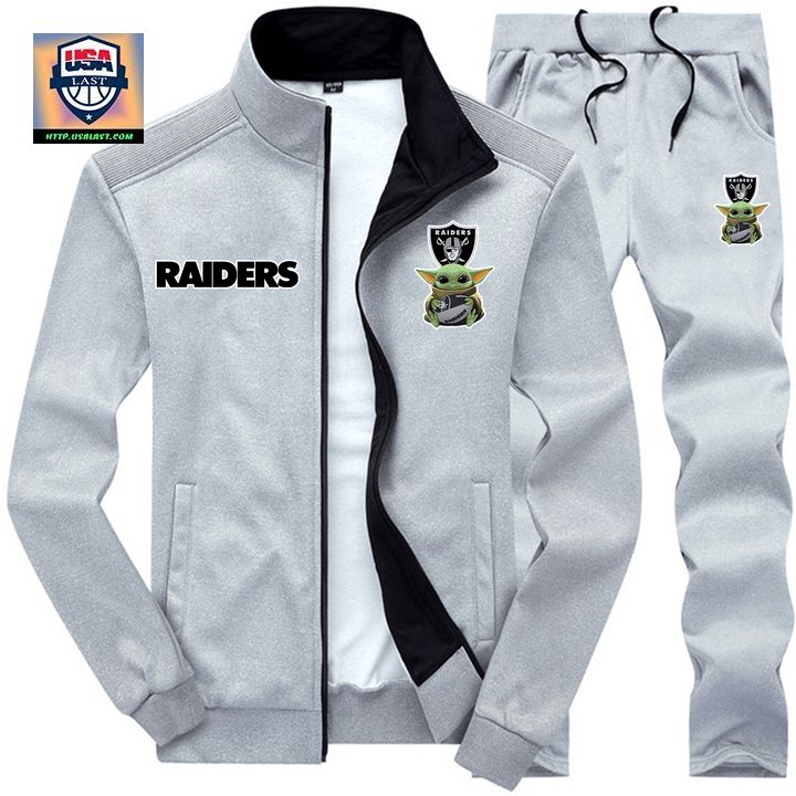 Baby Yoda NFL Las Vegas Raiders 2D Tracksuits Jacket – Usalast