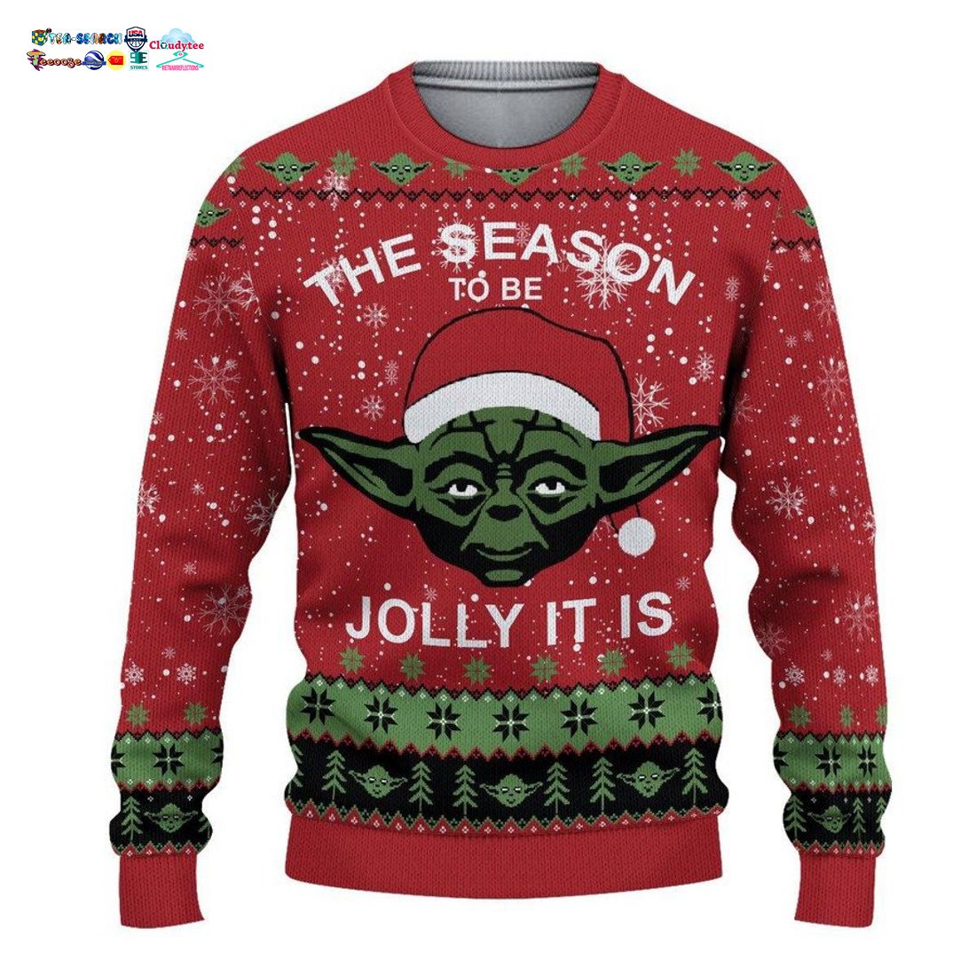 Baby Yoda The Season To Be Jolly It Is Ugly Christmas Sweater
