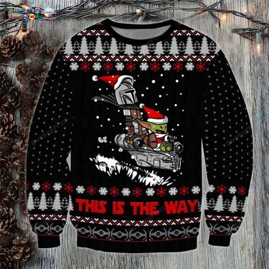 Baby Yoda This Is The Way Ugly Christmas Sweater