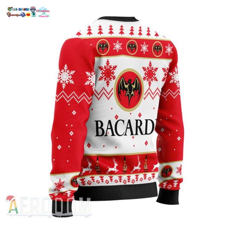 Bacardi Christmas Sweater - Nice photo dude