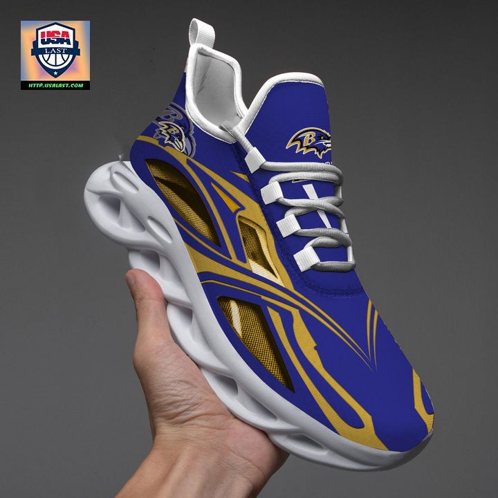 Baltimore Ravens NFL Clunky Max Soul Shoes New Model - Unique and sober