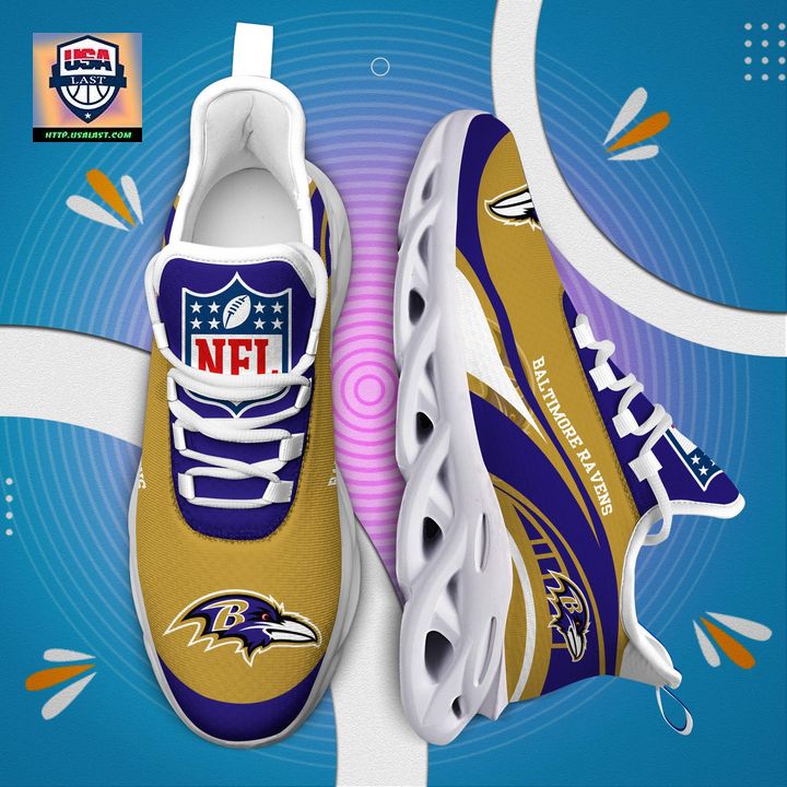 Baltimore Ravens NFL Customized Max Soul Sneaker - Best picture ever