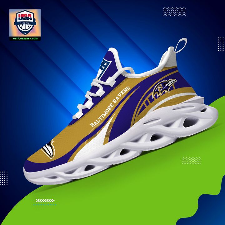 Baltimore Ravens NFL Customized Max Soul Sneaker - Best picture ever