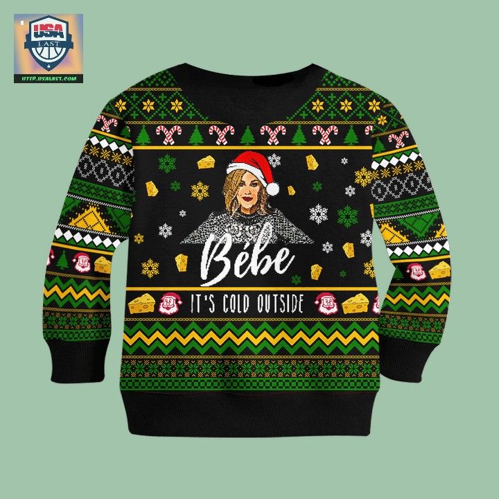 B�be It's Cold Outside Black Ugly Christmas Sweater - Stand easy bro