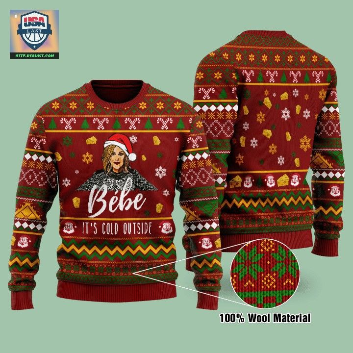 B�be It's Cold Outside Ugly Christmas Sweater - Nice photo dude