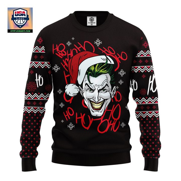 Black Joker Ugly Christmas Sweater Amazing Gift Idea Thanksgiving Gift – Usalast