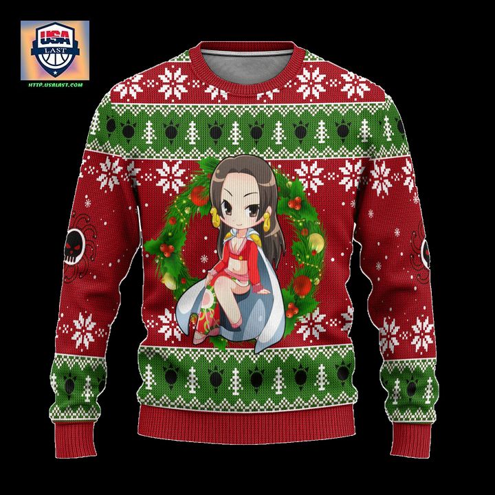 Boa Hancock One Piece Anime Ugly Christmas Sweater Xmas Gift - Stunning