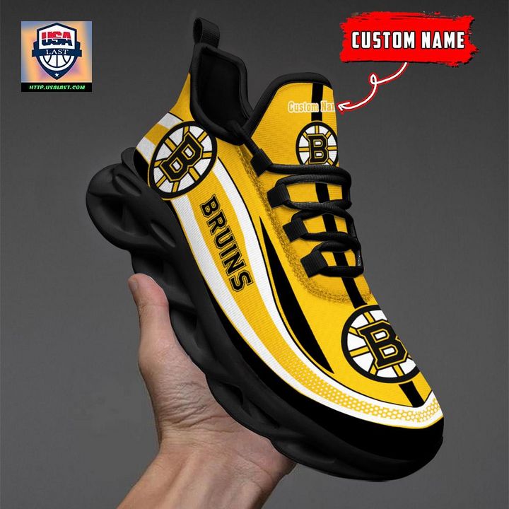 Boston Bruins NHL Clunky Max Soul Shoes New Model - Nice photo dude