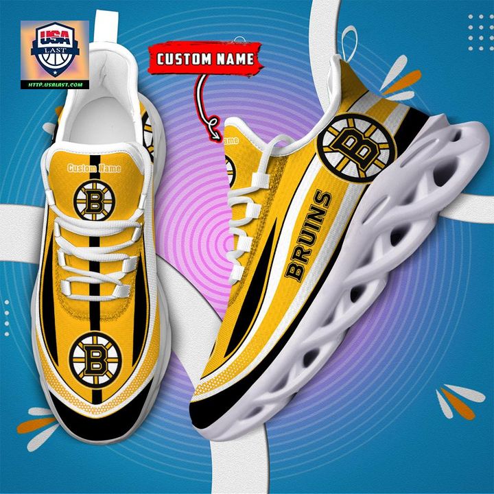 Boston Bruins NHL Clunky Max Soul Shoes New Model - Cuteness overloaded